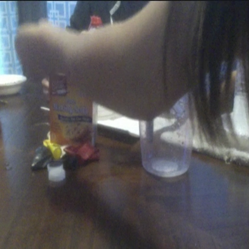 orange soda and baking soda