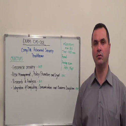 CAS-001 – Practice Exam Test Questions CompTIA