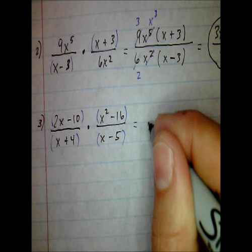 Multiplying Rational Expressions