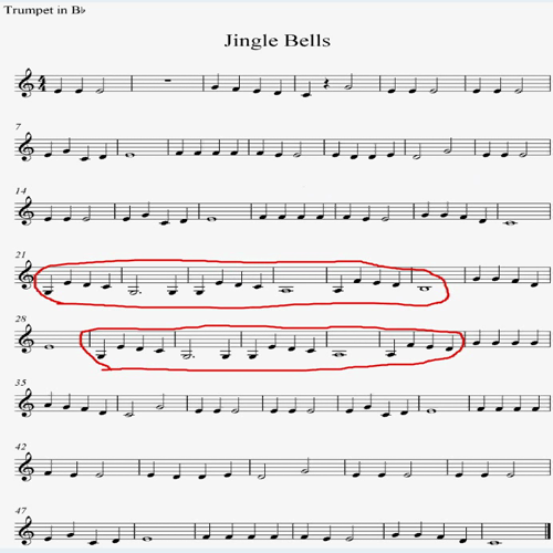 jingle bells advanced band