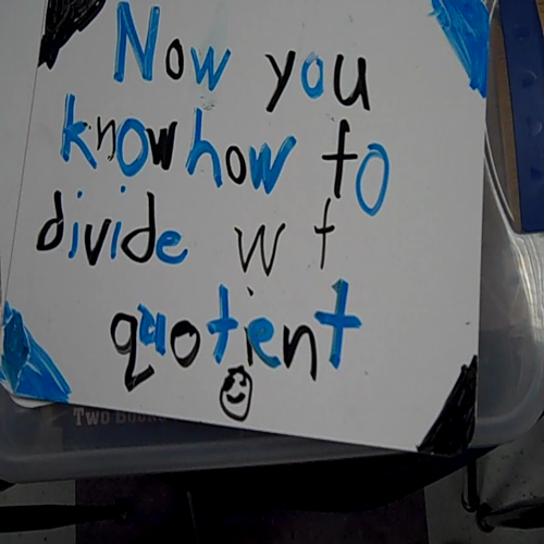 Long Division with Zeros on the Quotient 