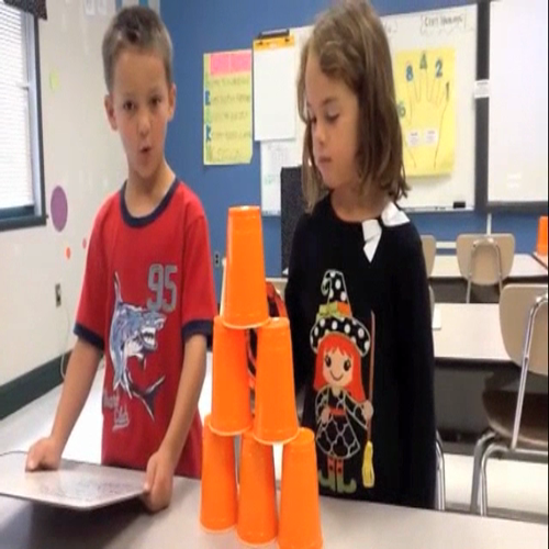 2nd grade cup stacking/ algorithm