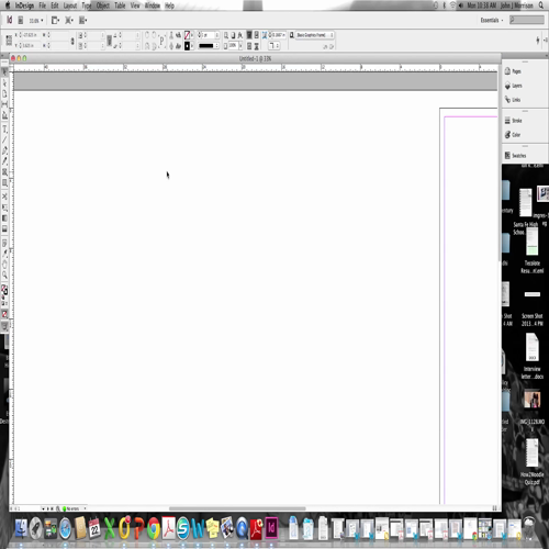 indesign brochure setup