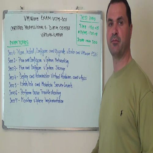 VCP5-DCV – Practice Exam Test Questions VMware