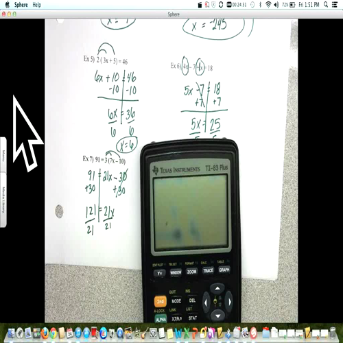 equation unit day 1