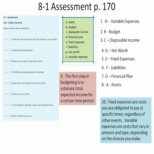 ch 8 review - part 1 (8-1 and 8-2 assessments)