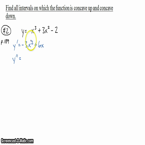 AP Calc @ Harrison: Concavity