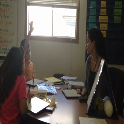 Students in an LLI group