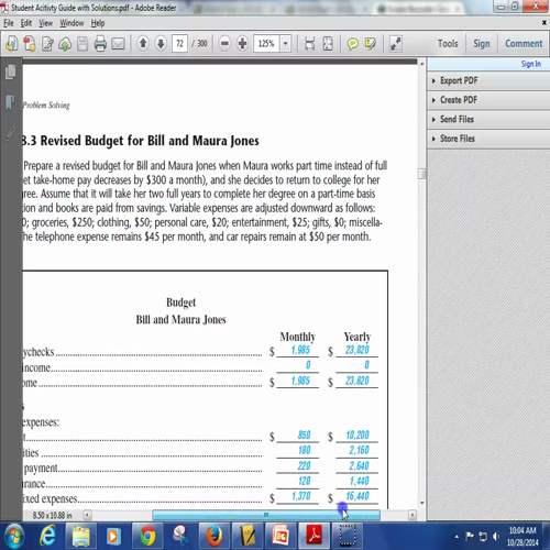 review ch. 8-2 and 8-3 worksheet problems