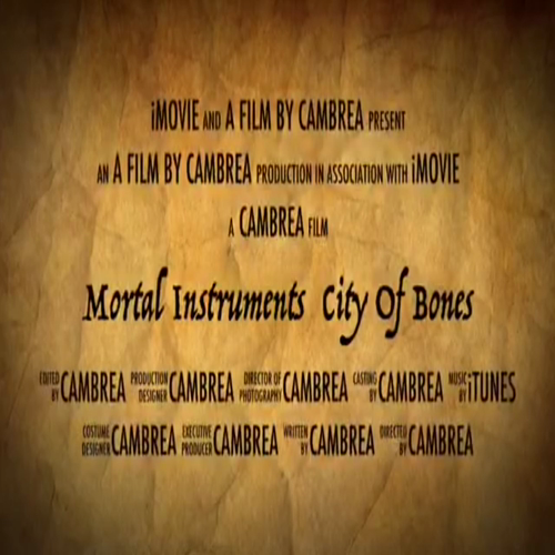 City of Bones- book trailer