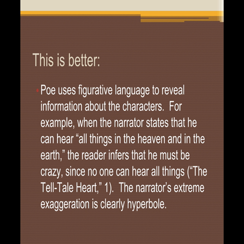 screencast - incorporating evidence