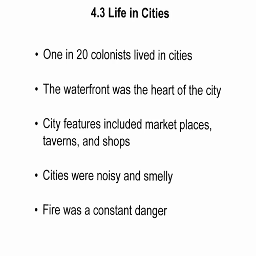4.3 life in cities