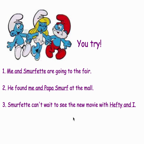 1.18a pronouns- i or me