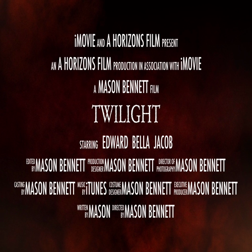 Twilight Saga Book Trailer