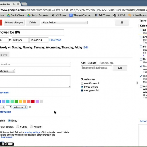 Intro to Google Calendar