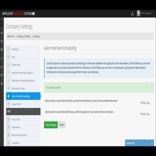 How to do Company Settings | Applicant Tracking System