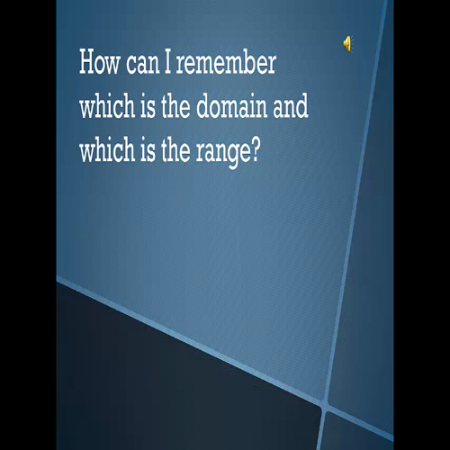 11-07 relations and functions with domain and range