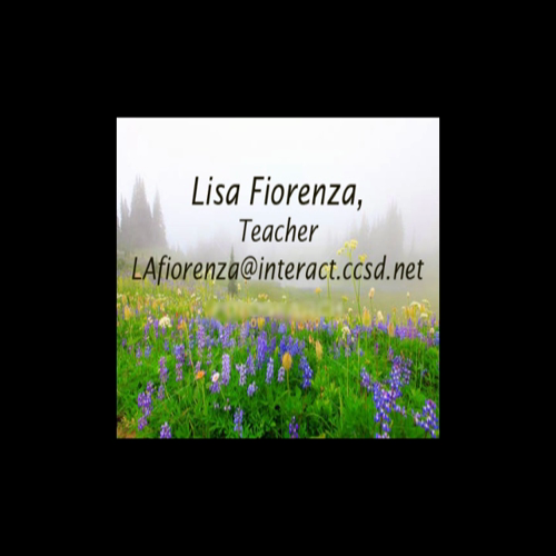 Lisa Fiorenza's K-5 Teaching Resume