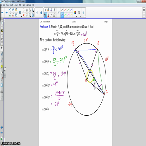 12.1 inscribed angle examples