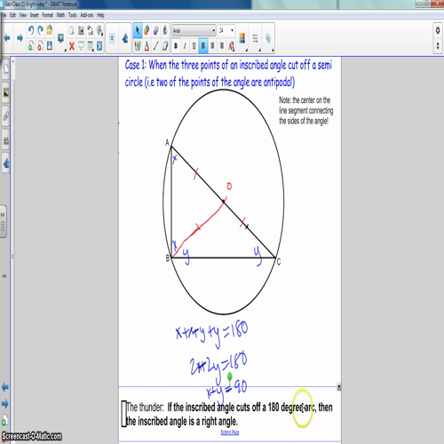 12.1 inscribed angle theory