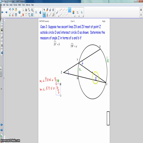 12.2 angles inside outside circles theory