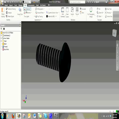 vex-applied autodesk inventor training 1 - learning the interface