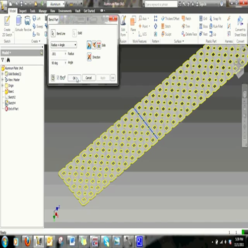 vex-applied autodesk inventor training 7 - how to bend parts