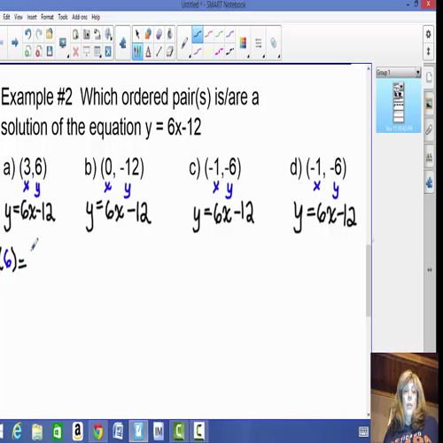 verify a point on the graph