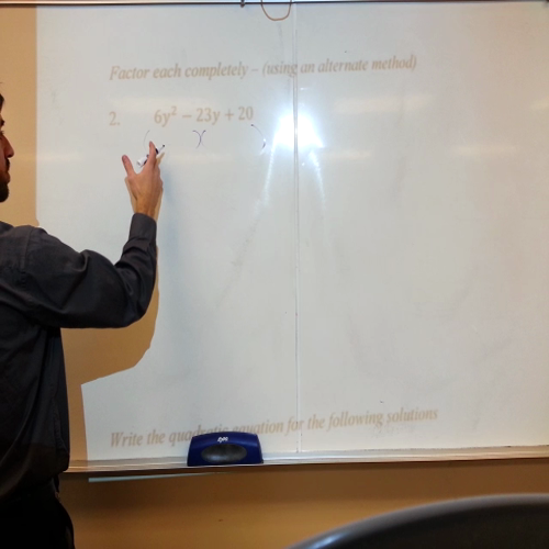 HLWW Algebra 2: Notes 5.1 - 5.3