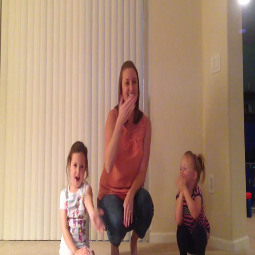 Shaking it off at the Dale house 