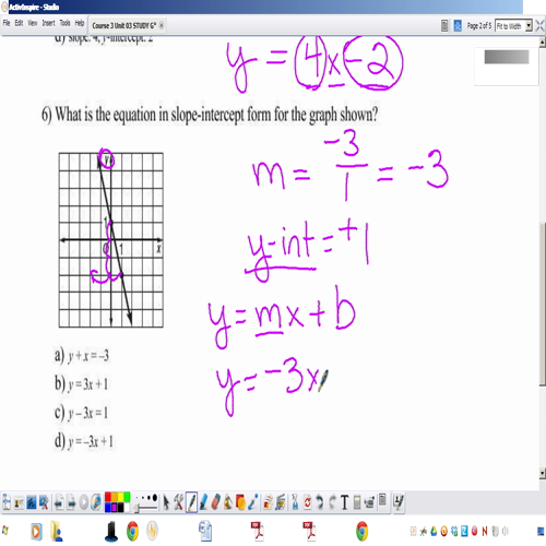 course 3 unit 3 study guide page 2