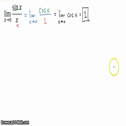 AP Calc @ Harrison: L'Hópital's Rule