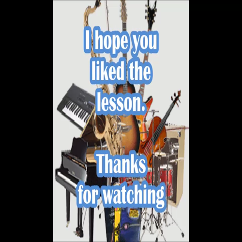 Musical Instruments in English