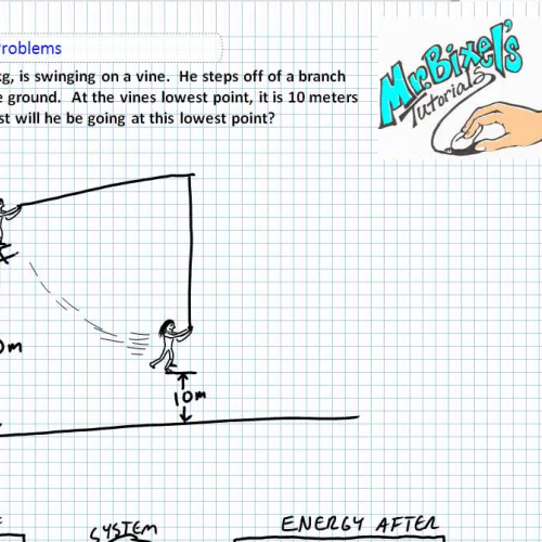 Bixel Tutorial - Conservation of Energy Problem 2