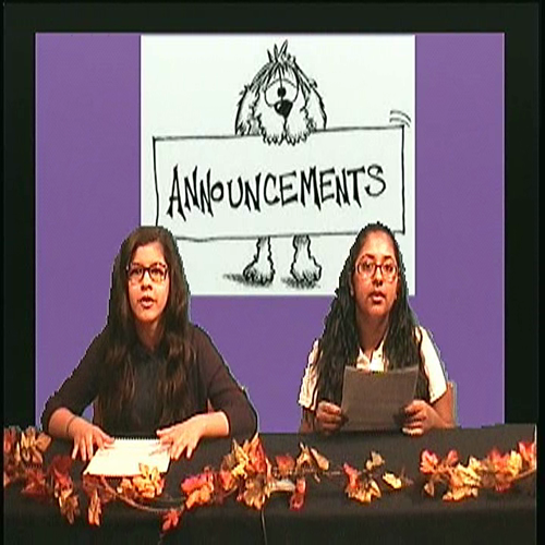wjhs morning announcements 11-25-14