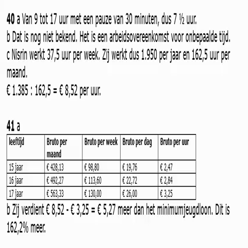 4gltl 4.4 opgave 40 + 41