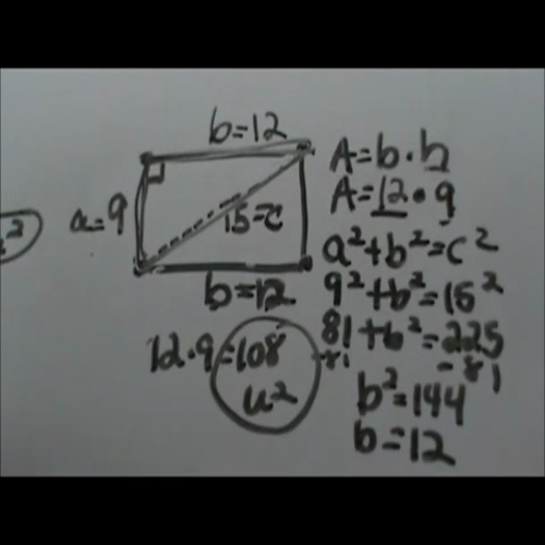 area of a rectangle