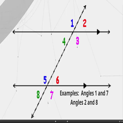 12-01 chapter 5 - lesson 1 - transversals and angles