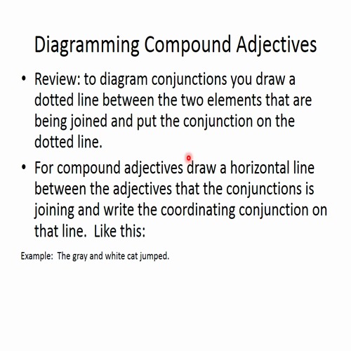 coordinating conjunctionsaanda