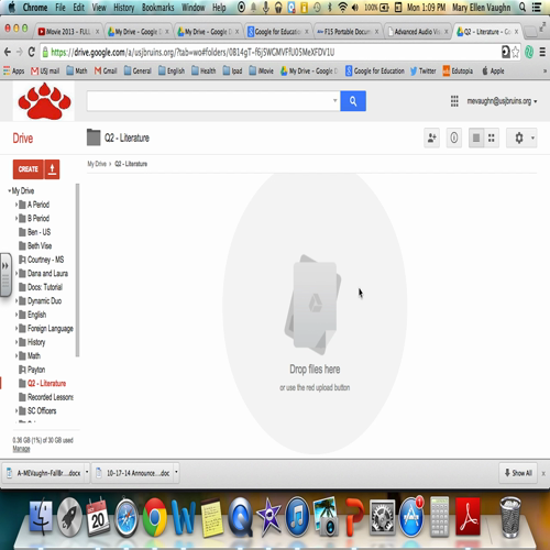 How- To : Create google docs folder