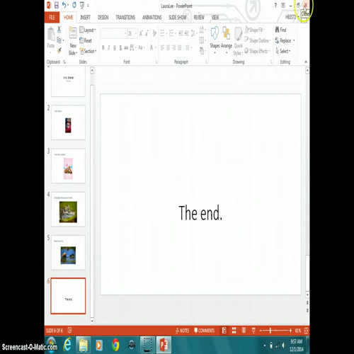 1st and 2nd presentation