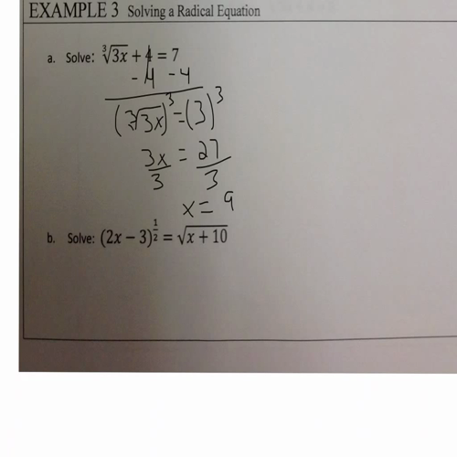 10.6 radical equations