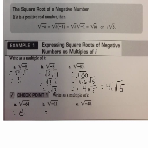 10.7 part 1 complex numbers