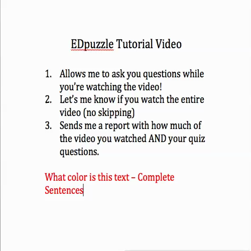 edpuzzle tutorial