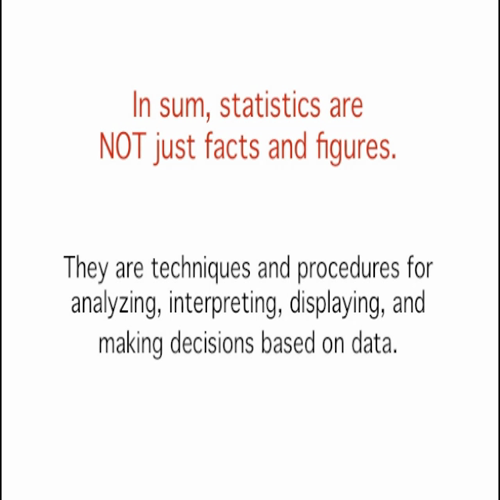 1 - What Are Statistics?