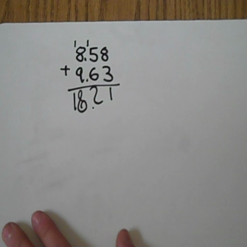 adding decimals 5