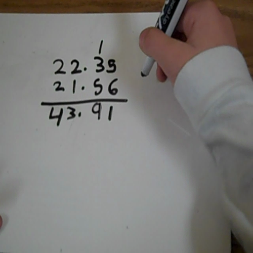 adding decimals 3
