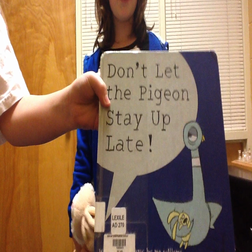 don't let the pigeon stay up late!