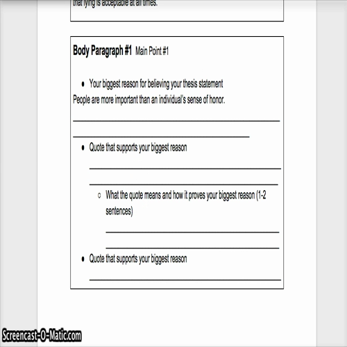 essay outline graphic organizer how-to