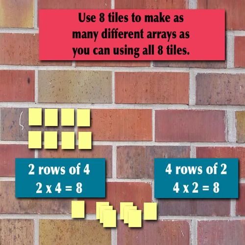 model multiplication with arrays